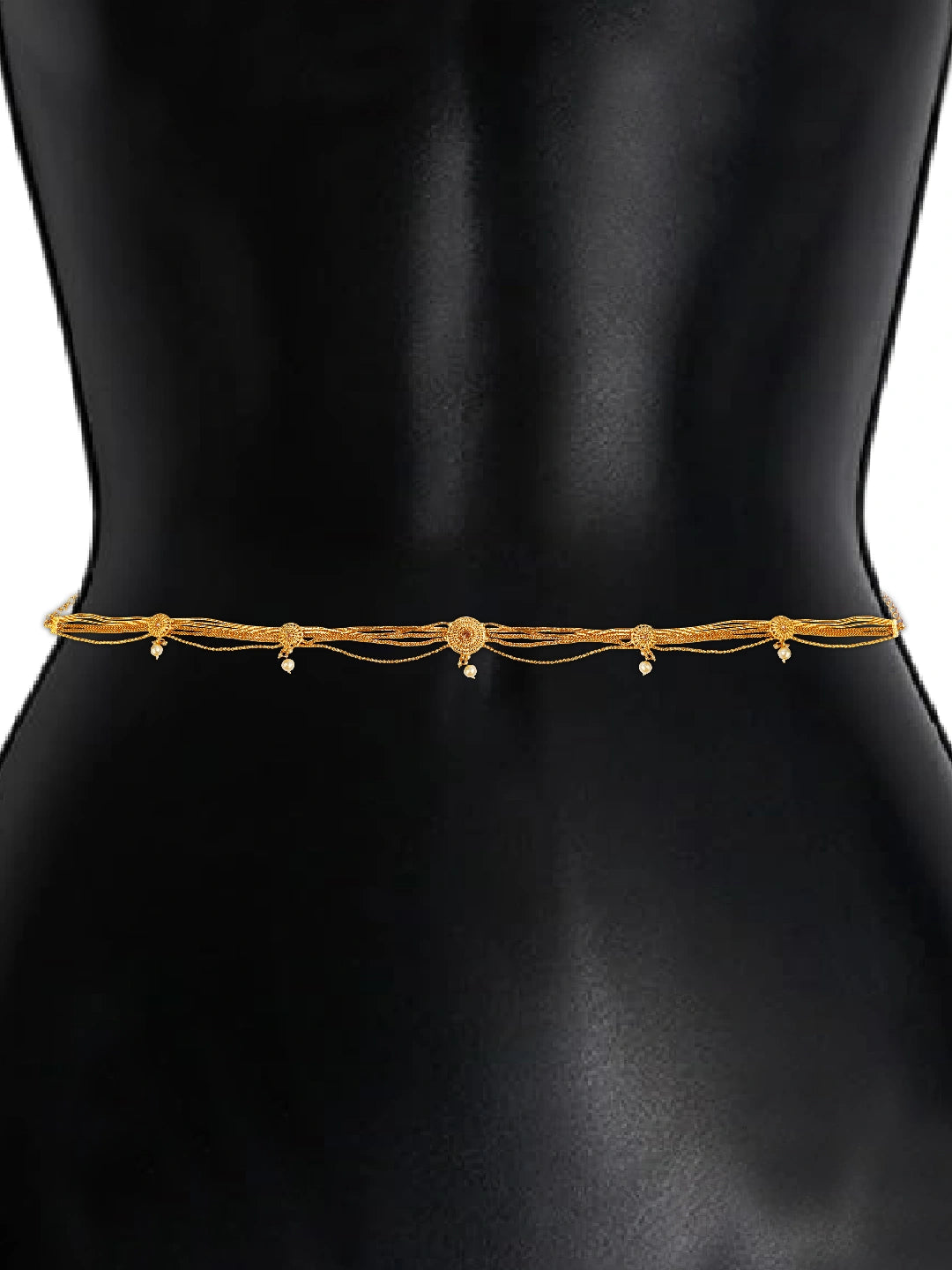 Multistrand Copper Gold Plated Waist Belt